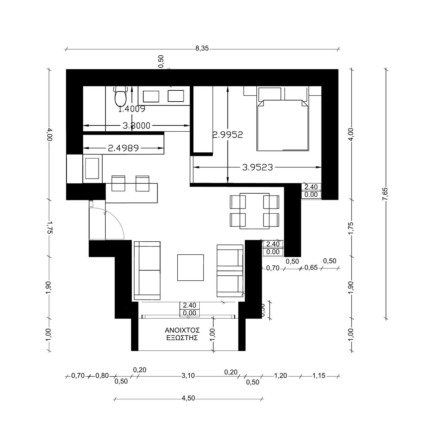 Permitted guest house floor plan
